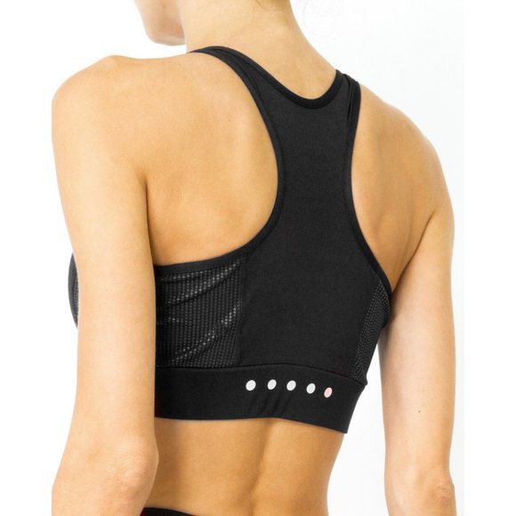 Basic Sports Bra Workout Gym Racerback Athletic BK - Picture 3 of 5
